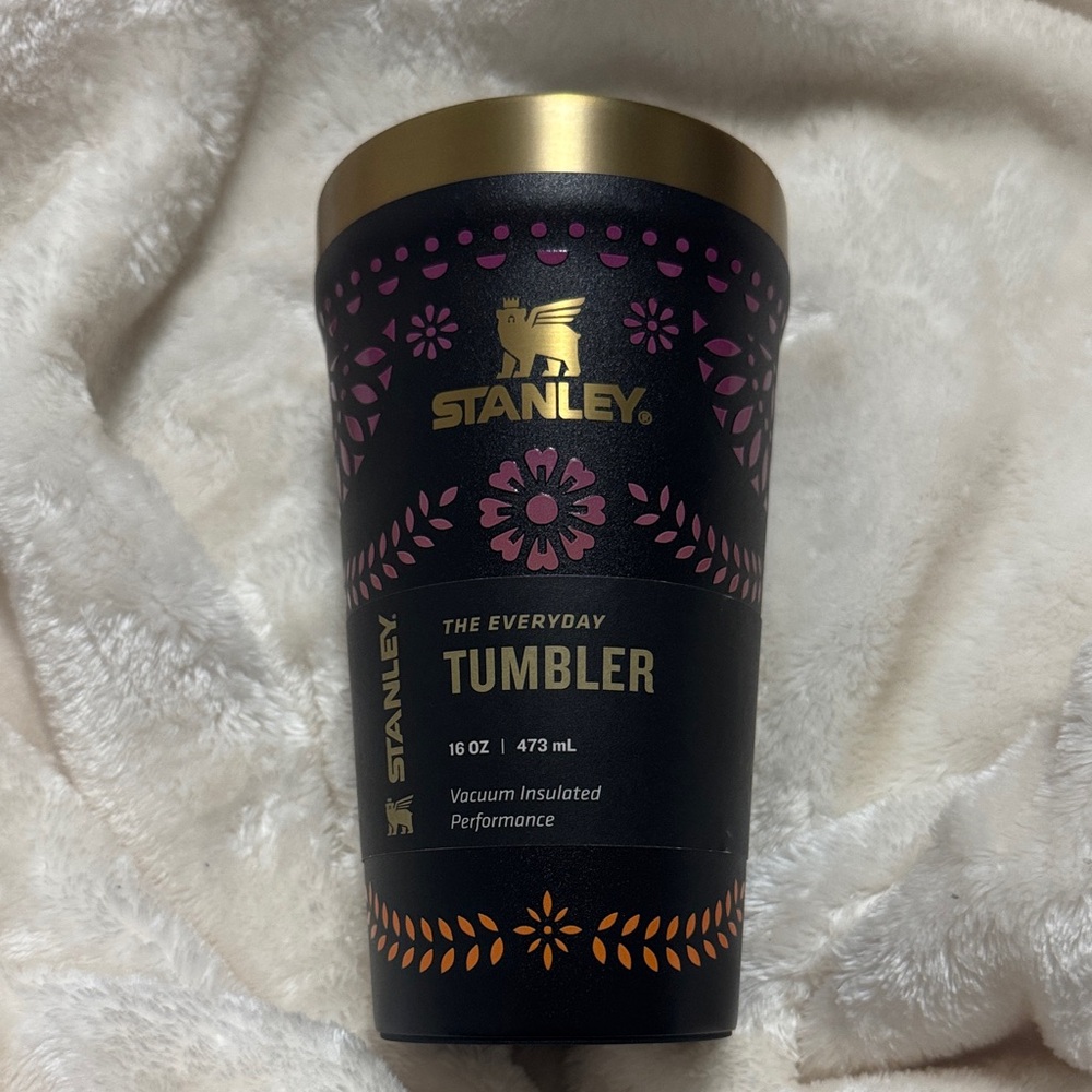 Stanley Black and Gold Tumbler